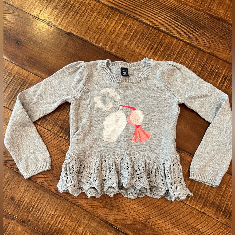Baby Gap perfume bottle sweater girls
